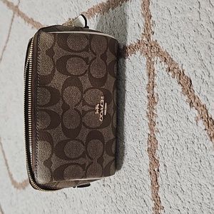 Discontinued  Coach cosmetic bag